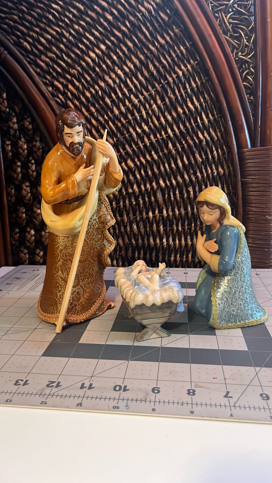 Chris’s nativity set