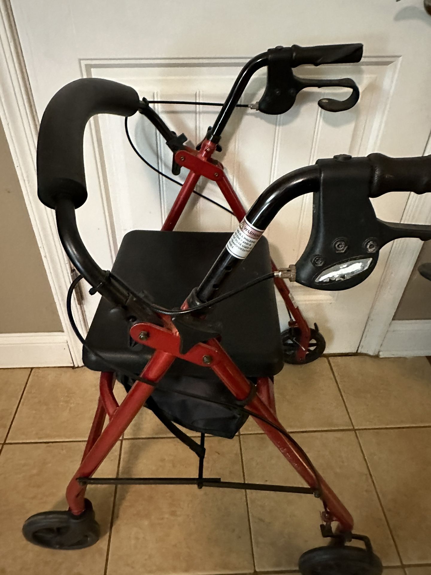 Drive Medical Walker With Seat And Storage