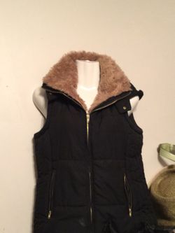 Love Spell || vest with faux fur and hood