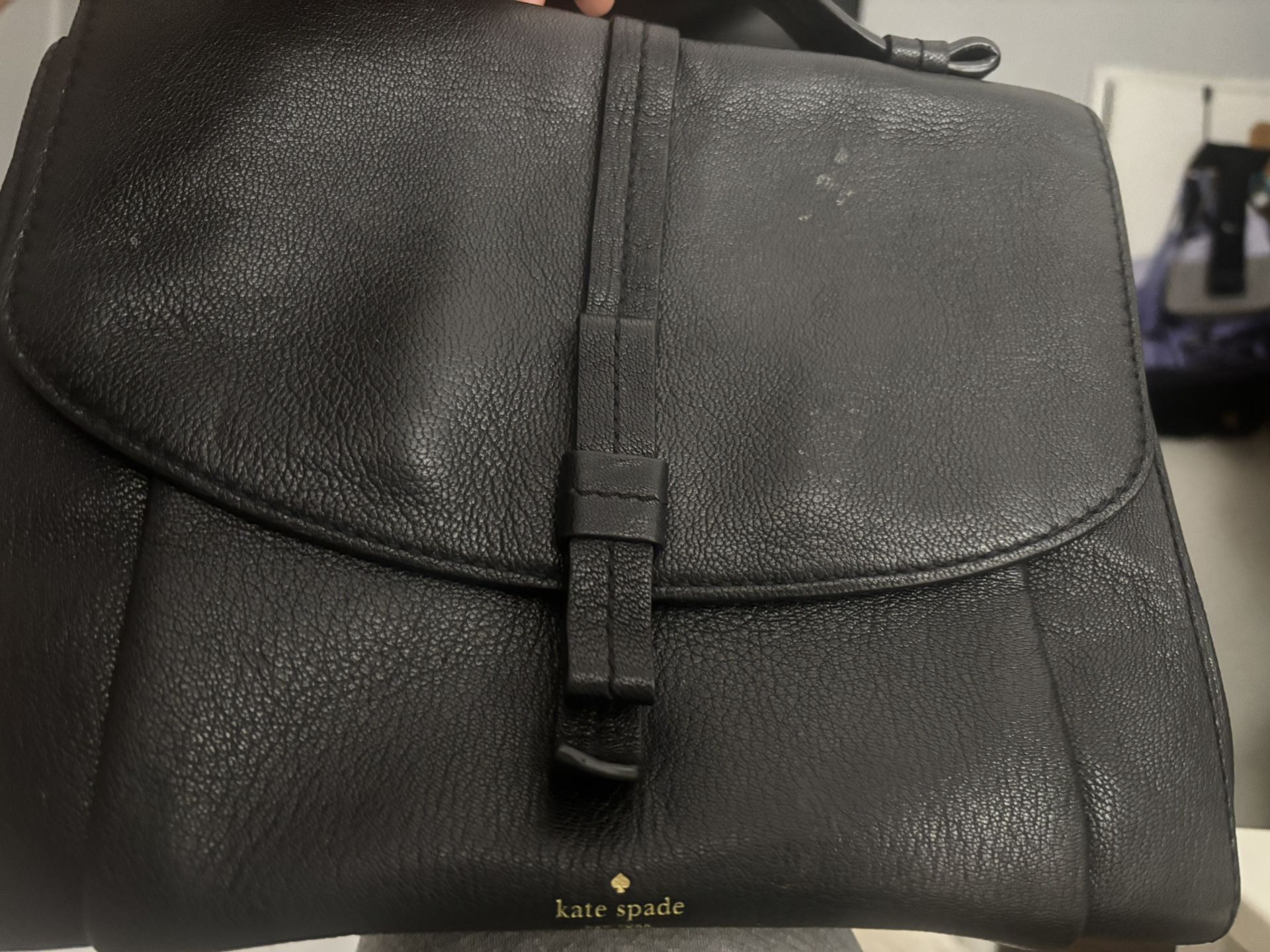Kate Spade Black Portfolio Bag