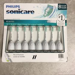 Phillips Sonicare Toothbrush E Series Heads - 8 Pack