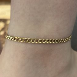 Vendo está hermosa TOBILLERA ORO DE 18K AUTENTICO COLOMBIANO