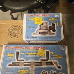Panavise Extra Wide Opening Head 376 & Panavise Low Profile Base