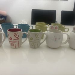 Assorted Coffee & Tea Mugs – Set of 11