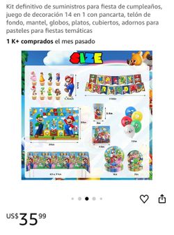 Mario birthday set