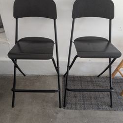 2pc Bar Stool With Backrest 