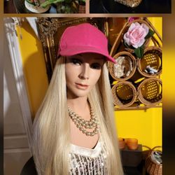 Hats With Hair Attached.  $40 Each