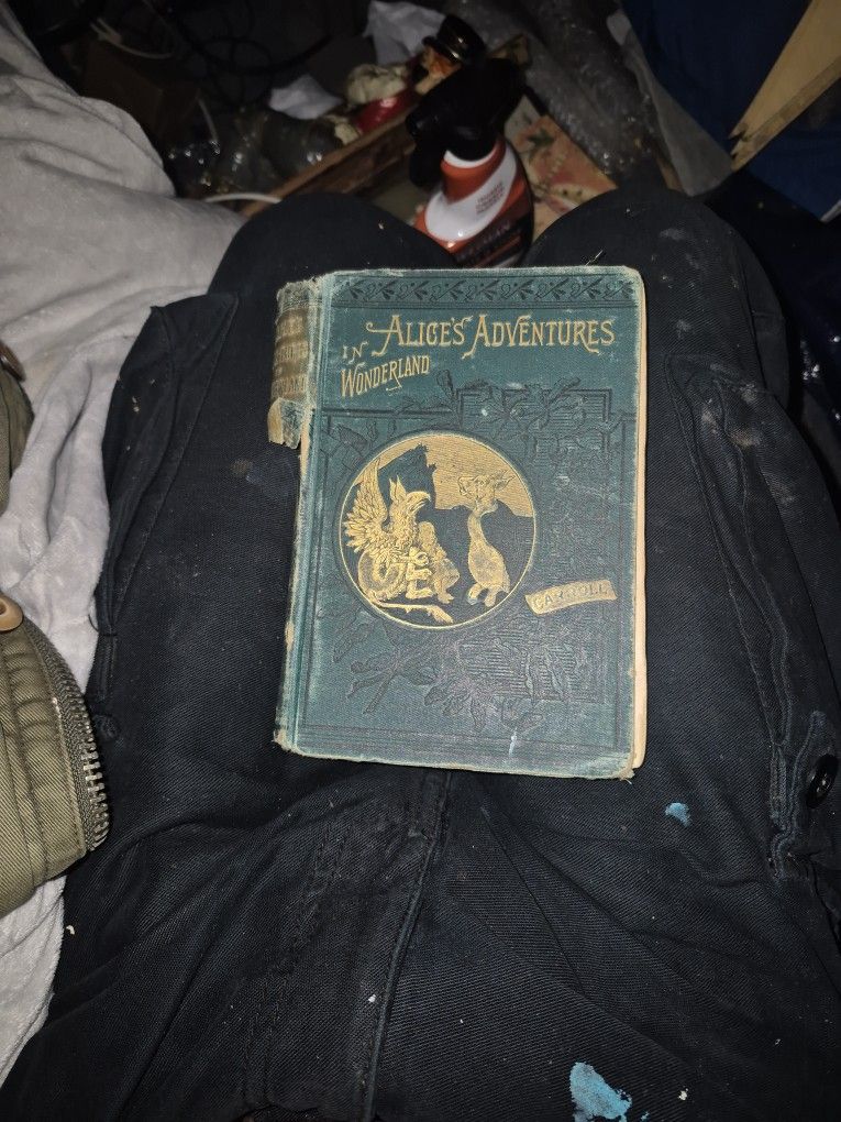 1884 Antique Book Of Alice's Adventures In Wonderland