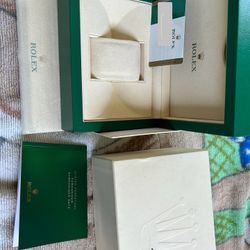 Original Rolex Box With Papers