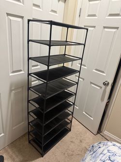 10-tier shoe rack