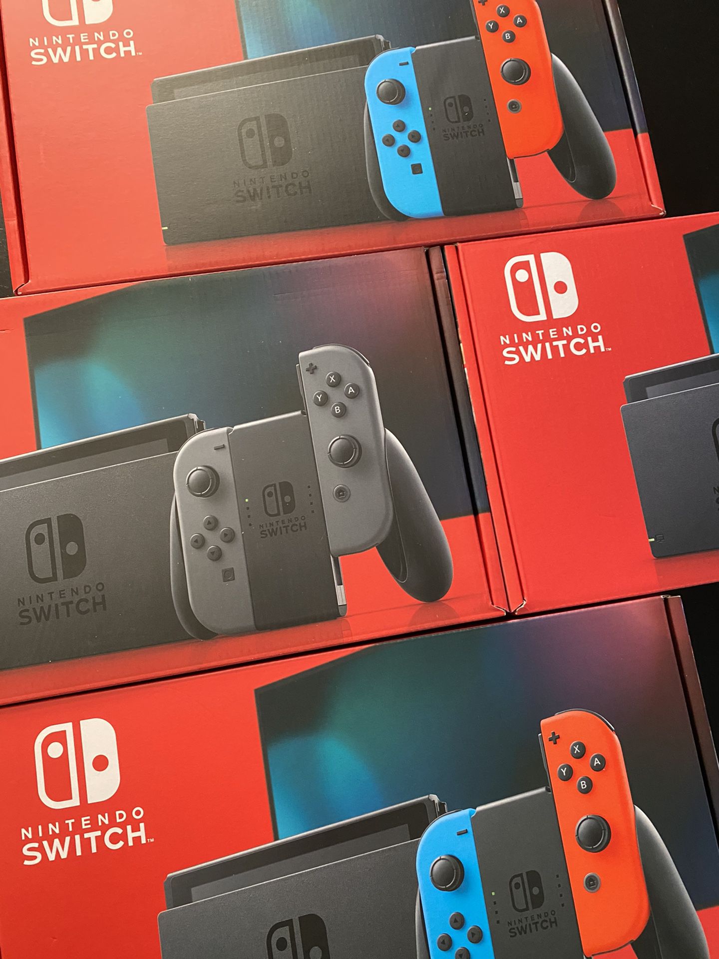 Nintendo Switch Grey and Neon Available
