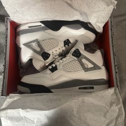 Air Jordan 4 Retro OG 7Y GS 'White Cement' 2025