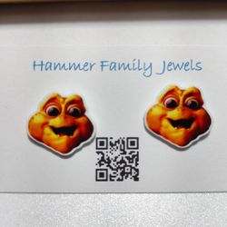 Dinosaurs Baby Sinclair Fan Art Earrings 