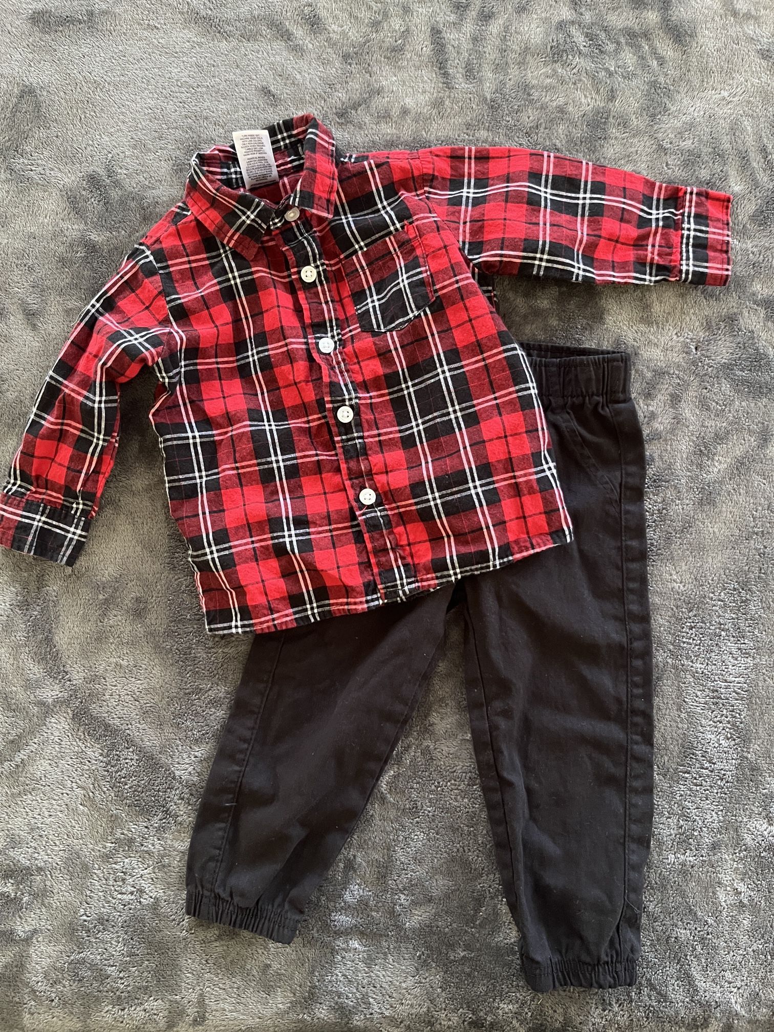 Flannnel Shirt Set