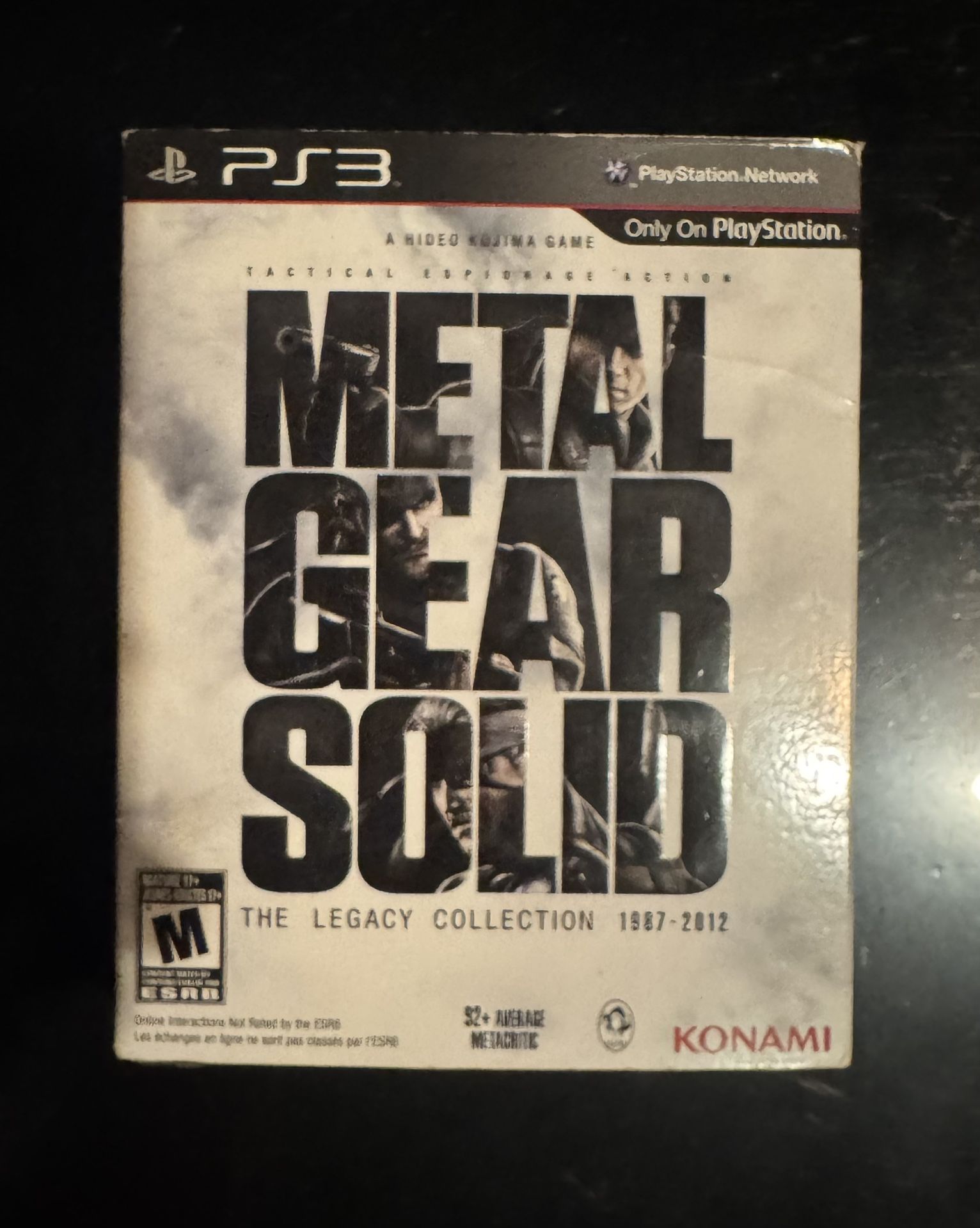 Metal Gear Solid legacy collection PS3 With Art Book And Box Cover