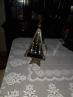 Antique Pyramid Mirror