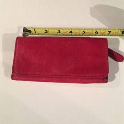 Osgoode Marley RFID Red Leather Wallet 