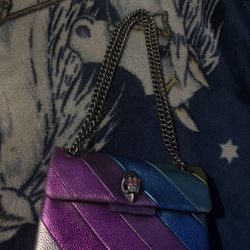 LEATHER KURT GEIGER KENSINGTON BAG