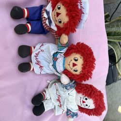 Antique Raggedy Ann And Andy
