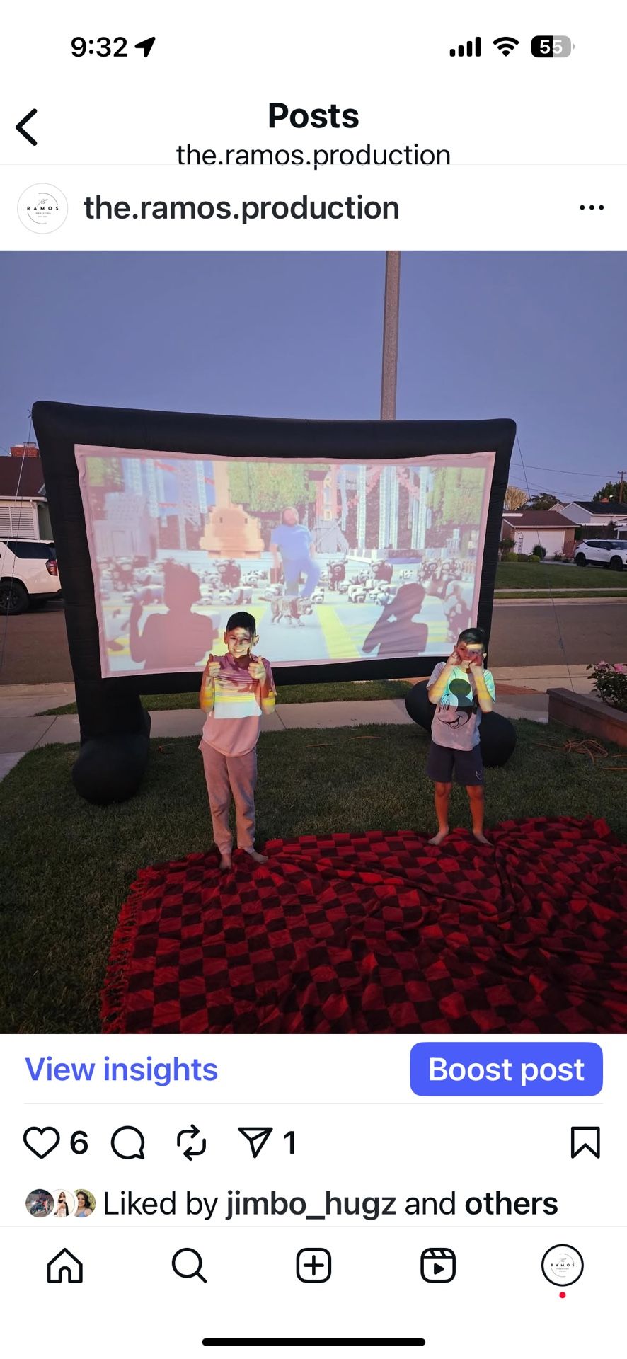 Inflatable Projector Screen