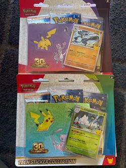 Pokémon 30th Celebration Tech Sticker Collection Lucario