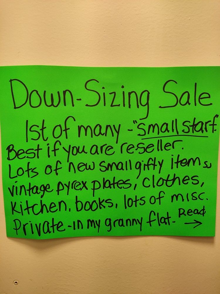 Garage Sale Saturday