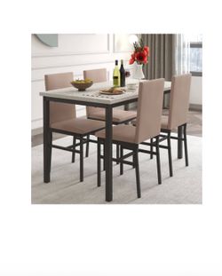 5 piece dining table set