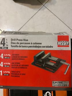 BESSEY 4 in. Drill Press Vise (Model BV-DP40)