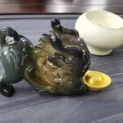 High-quality ornaments that can be raised, high-end color-changing Pixiu, fortune-attracting Zen tea toys, tea table tea table accessories, tea set ac