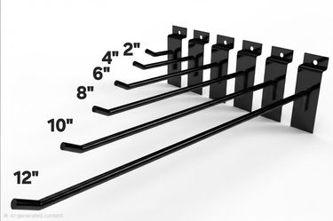 2" to 12" slatwall hook