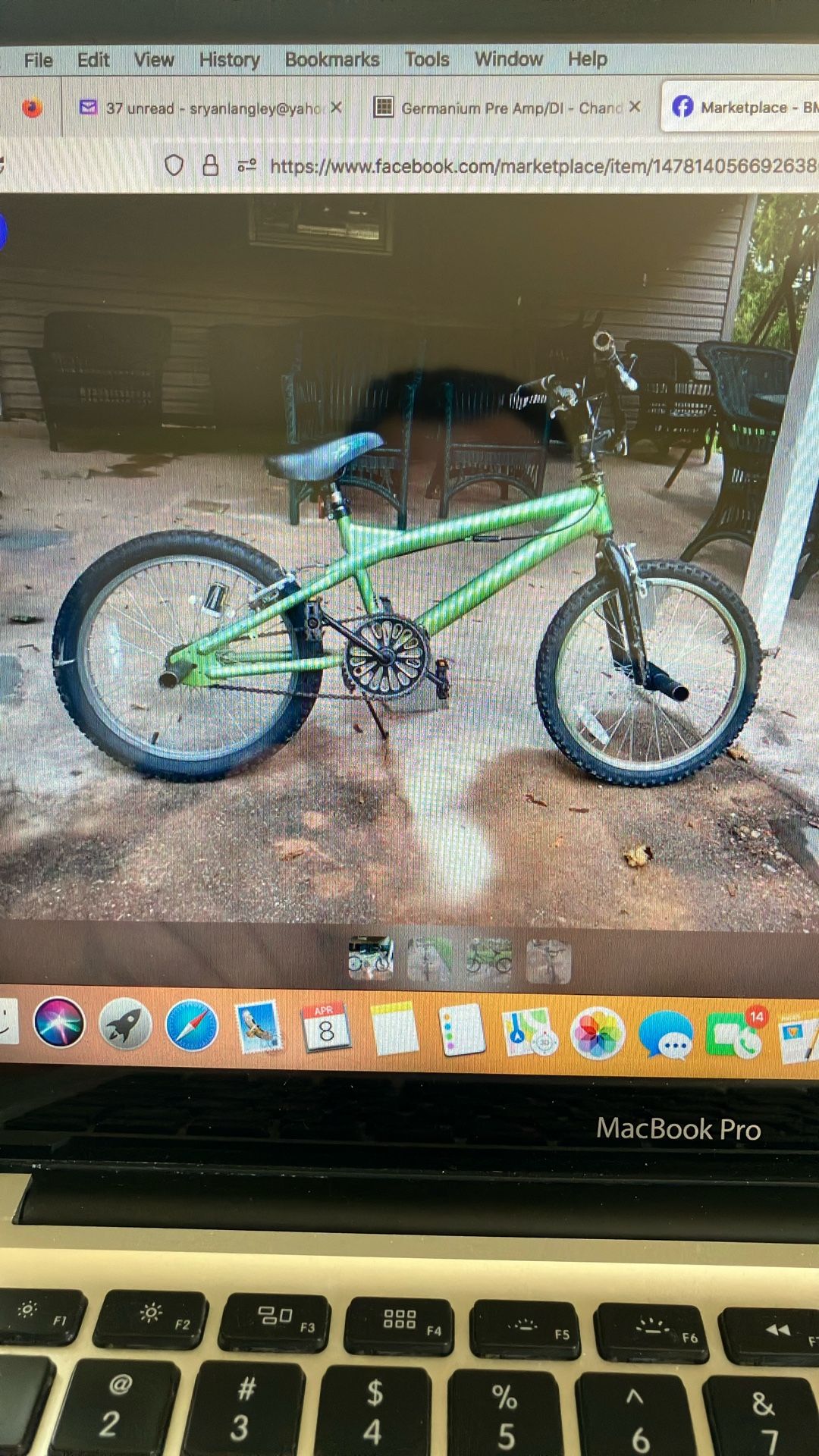 BMX type bike