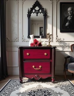 Gorgeous Vintage French Provincial Nightstand