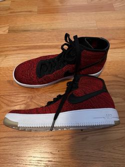 Nike Air Force 1 Mid Ultra Flyknit University Red Size 11