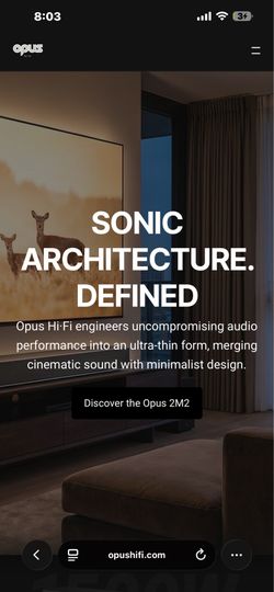 BRAND NEW OPUS 2M2 1500W SOUNDBAR