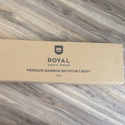 Premium Bamboo Bathtub Caddy 