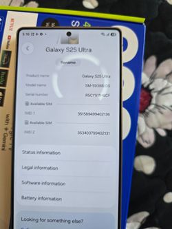 Galaxy S25 ultra  unlocked   256 gb