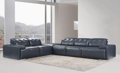 Modern blue Sectional sofa