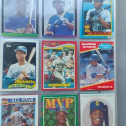 Ungraded Ken Griffey Jr. Rookie Cards 