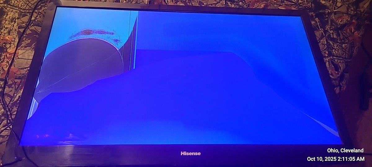 42" TV - Broken Screen & Stand