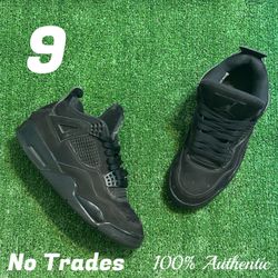Size 9 Air Jordan 4 Retro “Black Cat 2020” 🐈‍⬛ 