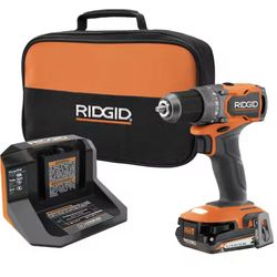 RIDGID 18V SubCompact Brushless Cordless Drill/Driver Kit with 2 Ah Battery and Charger