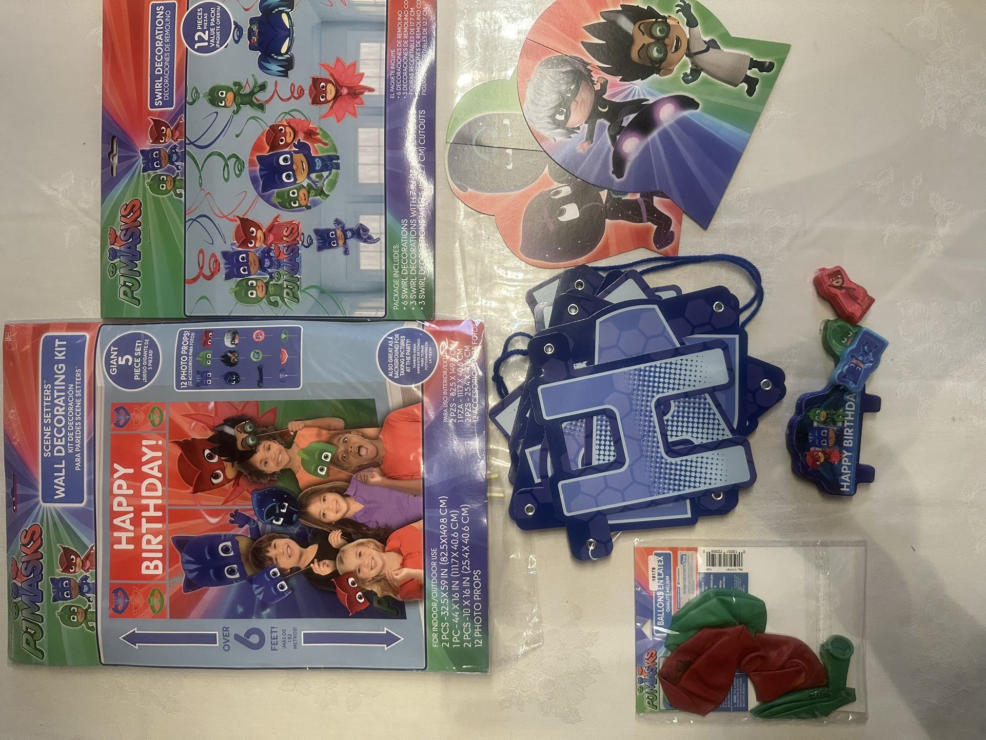 Pj Masks Birthday Party Decor