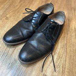 Men’s Black Dress Shoes – Size 10 – Clean & Sharp – Hawthorne Pickup