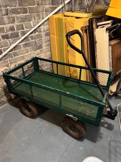Metal industrial wagon