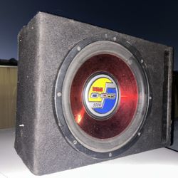 Subwoofer In Custom Box 
