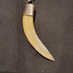 Warthog Tooth Sterling Silver Cap