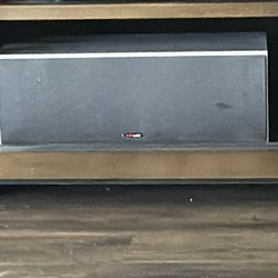 Polk audio center channel and deep base