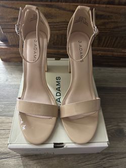 J.Adams Shirley Beige Heels Size 11 – Brand New