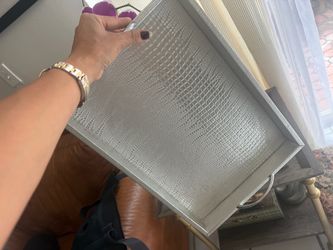 Silver tray