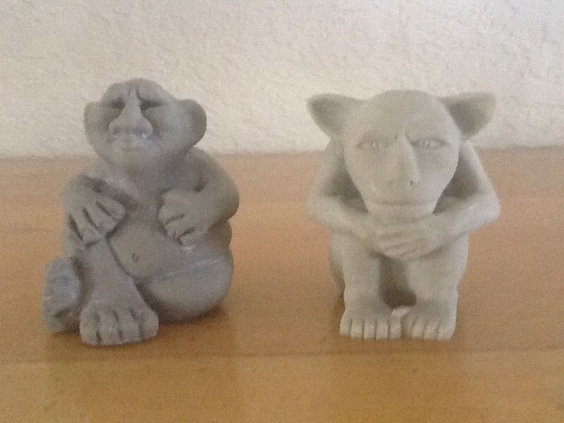 PTOOEY AND LITTLE DEDO GARGOYLES